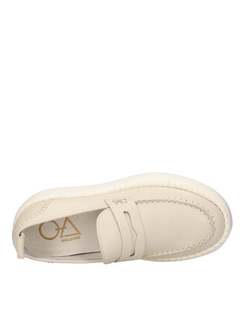 Leather moccasins OA NON-FASHION | A66C CALFBIANCO